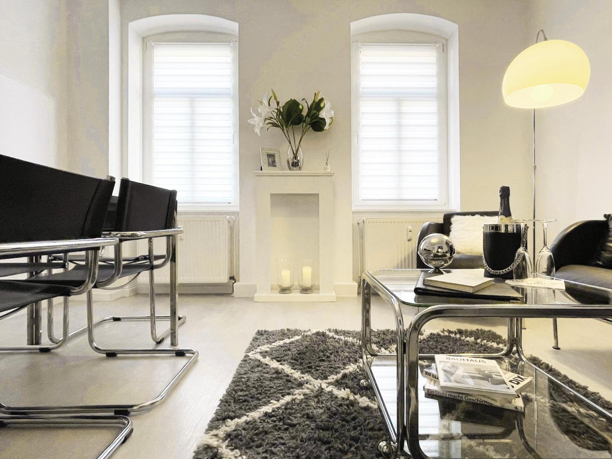 גרה Bauhaus Design-Luxus Apartment, 20Er Jahre Stil, Garten מראה חיצוני תמונה