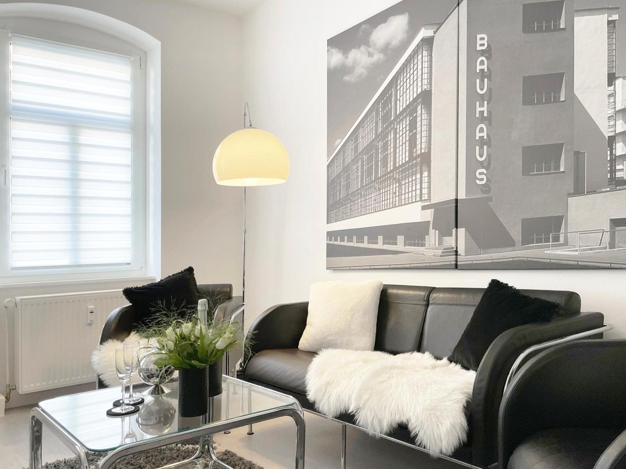 גרה Bauhaus Design-Luxus Apartment, 20Er Jahre Stil, Garten מראה חיצוני תמונה